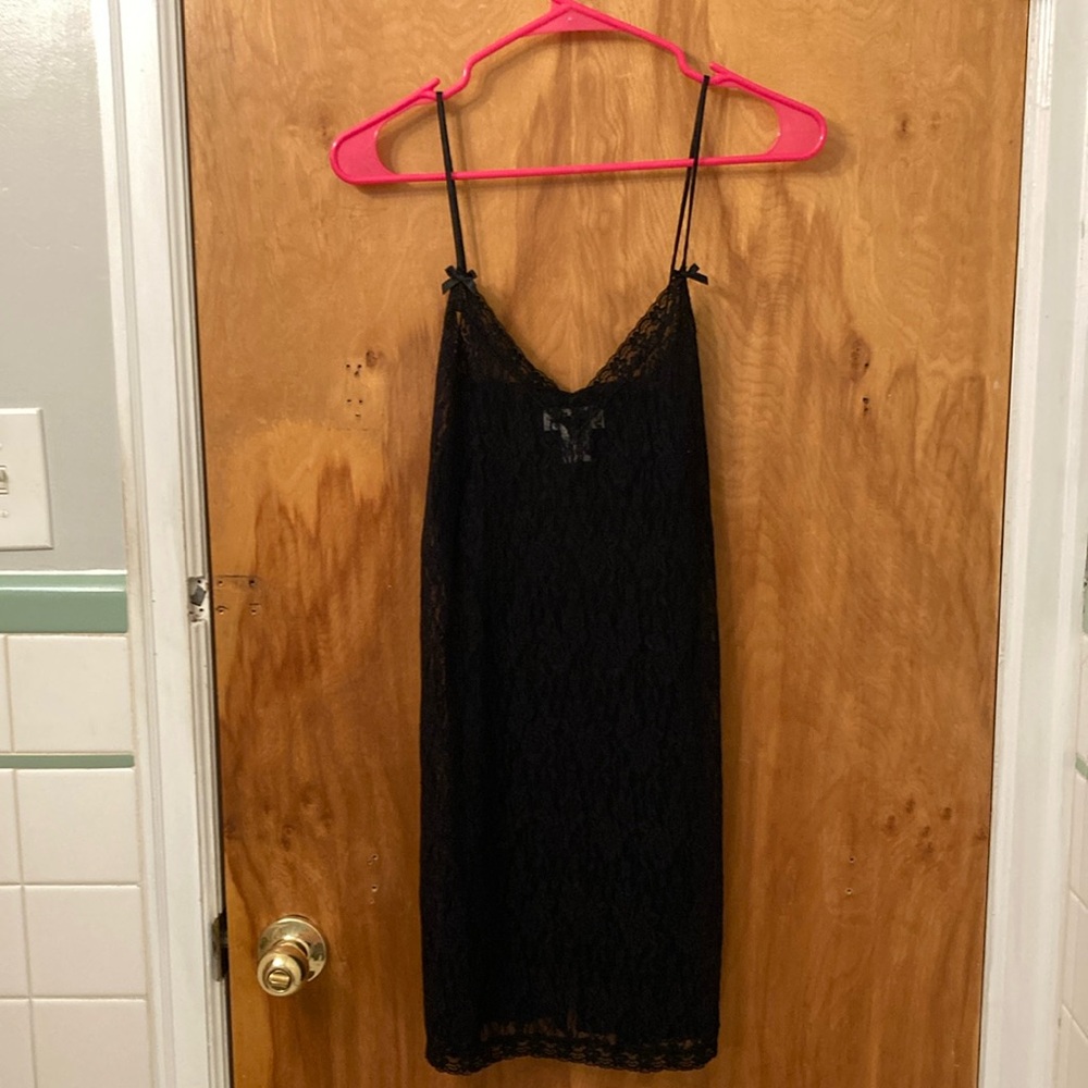 Vintage Morgan Taylor Intimates Black Lace Lingerie